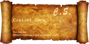 Czeizel Sára névjegykártya